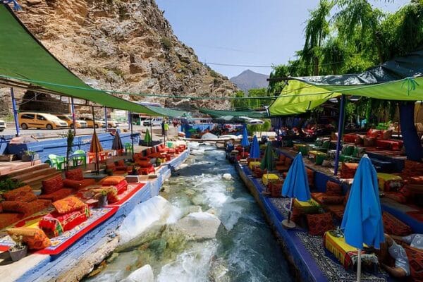 Marrakech: Ourika Valley Sunset, Berber Dinner & River Tea