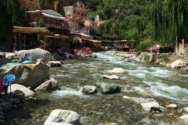 Marrakech: Ourika Valley Sunset, Berber Dinner & River Tea